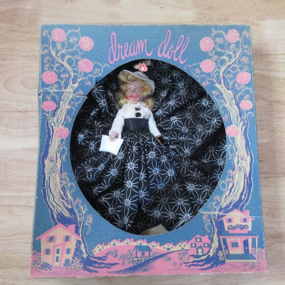 Dream Doll 7.5" Gibson Girl Original Window Box 1950s - Picture 2 of 9